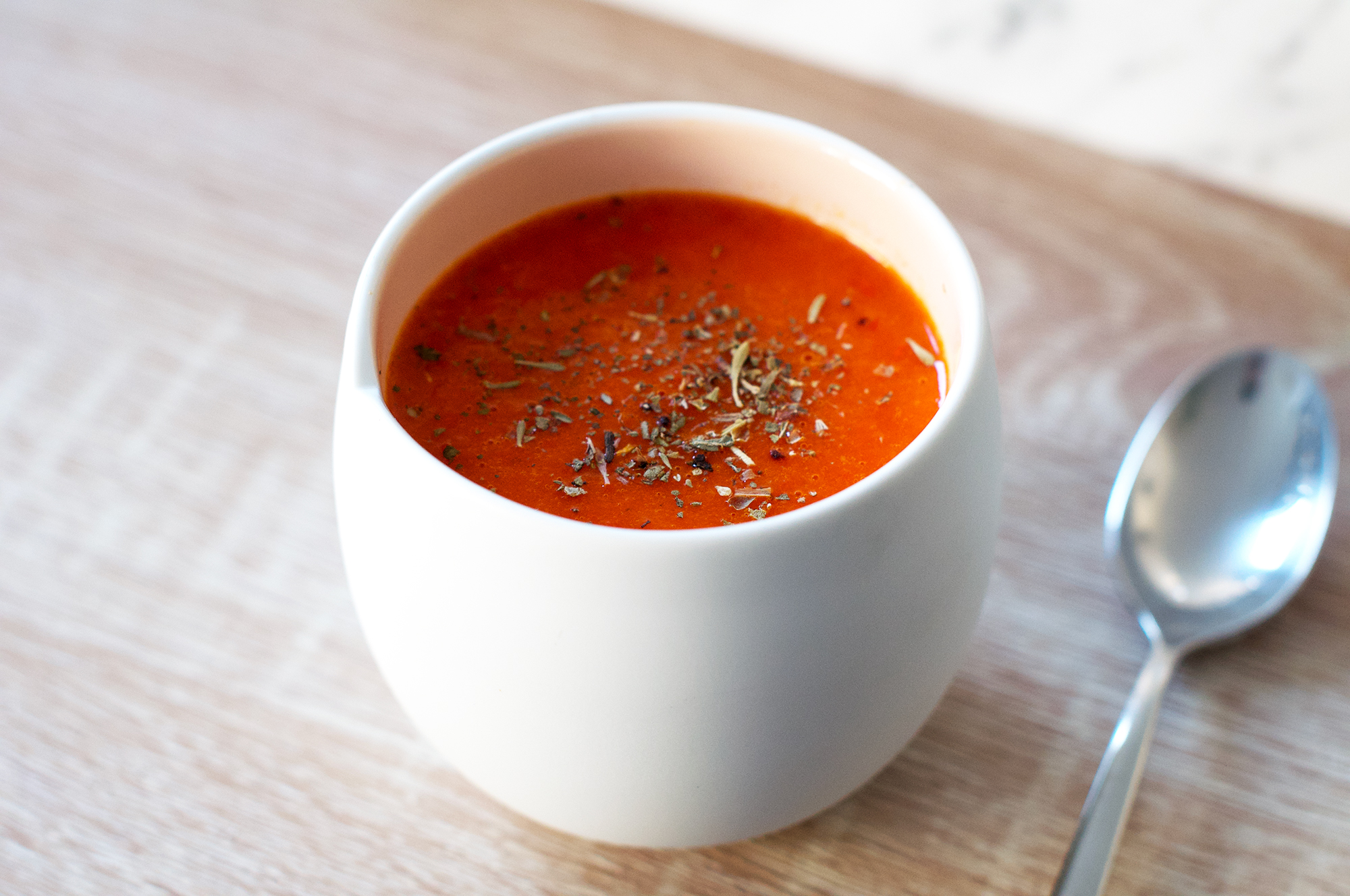 Recipe for red pepper and tomato soup