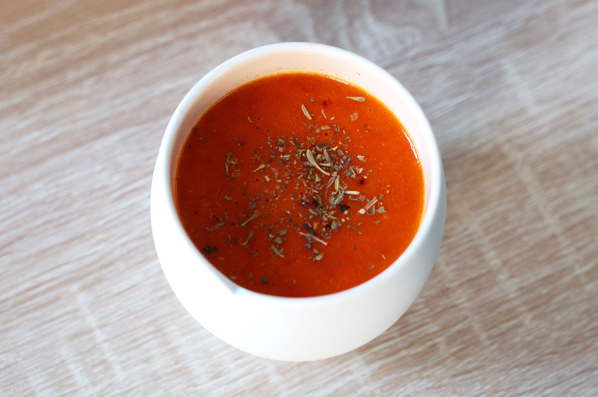 Recipe for red pepper and tomato soup