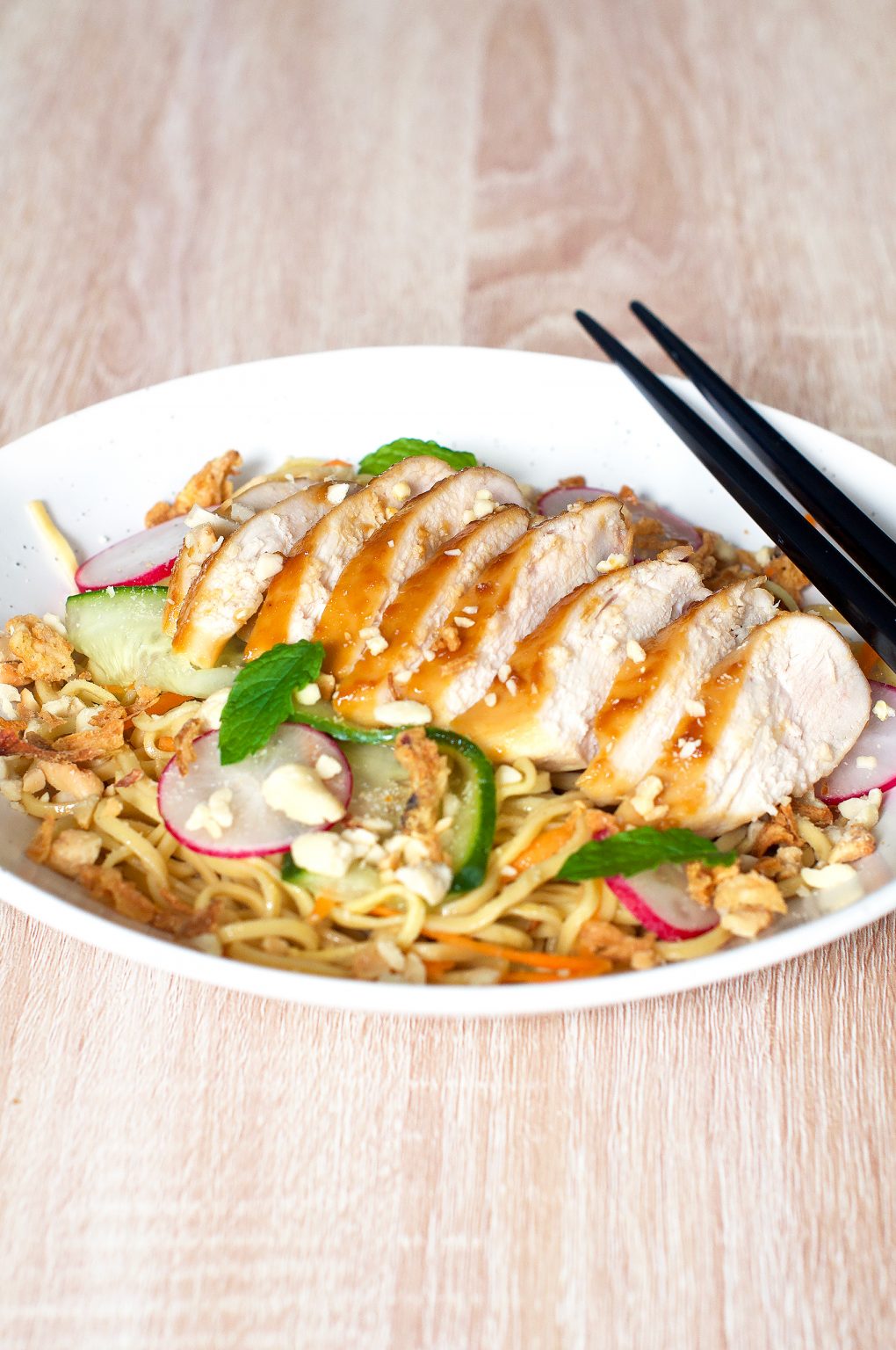 Chicken teriyaki noodle salad – Michiel's Kitchen