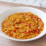 Recipe for cherry tomato 'orzotto' orzo pasta